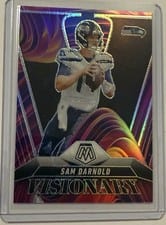 2025 Panini Mosaic Visionary Sam Darnold #22 card