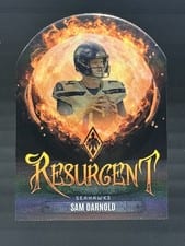 2025 Panini Phoenix Resurgent Snow Globe Sam Darnold #22 card