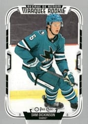 2025-26 O-Pee-Chee Base Set Sam Dickinson #596 card