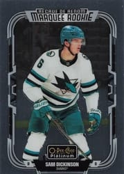 2025-26 O-Pee-Chee OPC Platinum Previews Sam Dickinson #P-6 card