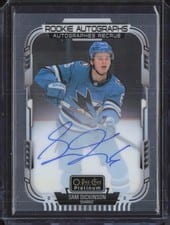 2025-26 O-Pee-Chee Platinum Rookie Autographs Sam Dickinson #R-SD card
