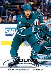 2025-26 Upper Deck Base Set Sam Dickinson #479 card