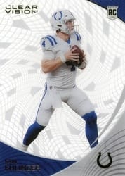 2021 Panini Chronicles Clear Vision Rookies Sam Ehlinger #CVR-28