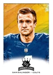 2021 Panini Chronicles Gridiron Kings Sam Ehlinger #GK-10 card