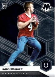 2021 Panini Mosaic Base Set Sam Ehlinger #372 card