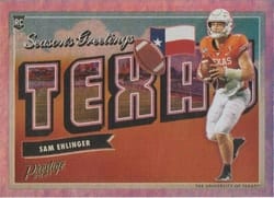 2021 Panini Prestige Seasons Greetings Sam Ehlinger #SG-19
