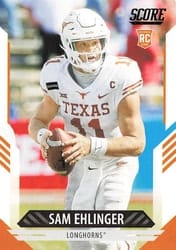 2021 Score Base Set Sam Ehlinger #362 card