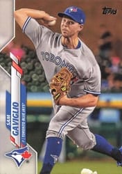 2020 Topps Base Set Sam Gaviglio #608 card