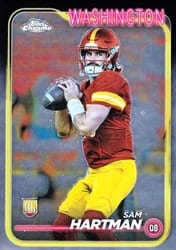2024 Topps Chrome Base Set Sam Hartman #235 card