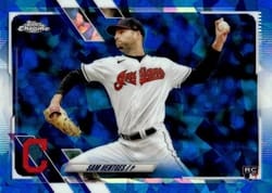 2021 Topps Chrome Update Sapphire Edition Base Set Sam Hentges #US173 card