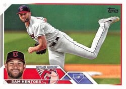 2023 Topps Update Base Set Sam Hentges #US327 card