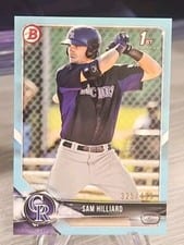 2018 Bowman Paper Prospects Sam Hilliard #BP13 card