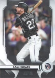 2020 Bowman Sterling Base Set Sam Hilliard #BSR-66 card