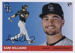 2020 Topps Archives Base Set Sam Hilliard #40 card
