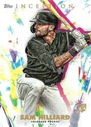 2020 Topps Inception Base Set Sam Hilliard #17 card