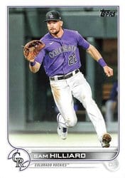 2022 Topps Update Base Set Sam Hilliard #US206 card