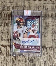 2022 Donruss Optic Rookie Gridiron Kings Autographs Sam Howell #RGK-19 card