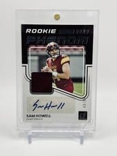 2022 Donruss Rookie Phenom Jersey Autographs Sam Howell #RPA-5 card