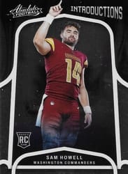 2022 Panini Absolute Introductions Sam Howell #INT-4 card