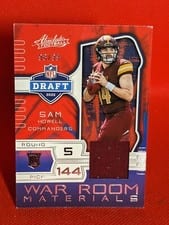 2022 Panini Absolute War Room Materials Sam Howell #5 card