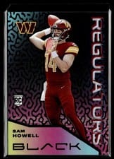 2022 Panini Black Regulators Sam Howell #REG-25 card