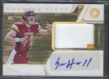 2022 Panini Gold Standard Nouveau Riche Patch Autograph Sam Howell #NRP-SHO card