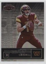 2022 Panini Honors Base Set Sam Howell #37 card
