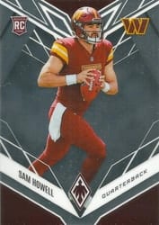 2022 Panini Phoenix Base Set Sam Howell #105 card