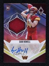 2022 Panini Phoenix RPS Rookie Auto Jersey Sam Howell #RJA-SH card