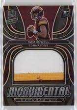 2022 Panini Spectra Monumental Memorabilia Sam Howell #MME-SHO card