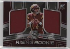 2022 Panini Spectra Rising Rookie Materials Sam Howell #RRM-SHO card