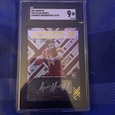 2022 Panini XR Luminous Endorsements Sam Howell #LUM-SH card