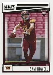 2022 Score Base Set Sam Howell #304 card