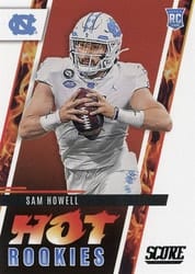 2022 Score Hot Rookies Sam Howell #HR4 card