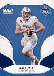 2022 Score NFL Draft Sam Howell #D4 card