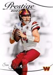 2023 Panini Prestige Base Set Sam Howell #296 card