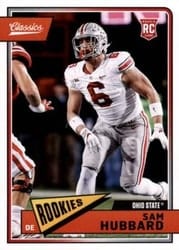 2018 Panini Classics Base Set Sam Hubbard #279 card