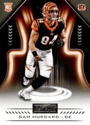 2018 Panini Playbook Base Set Sam Hubbard #165 card