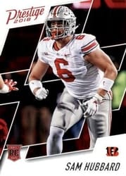 2018 Panini Prestige Base Set Sam Hubbard #262 card