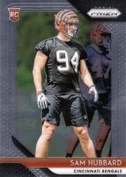 2018 Panini Prizm Base Set Sam Hubbard #266 card