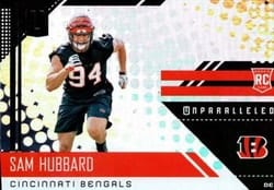 2018 Panini Unparalleled Base Set Sam Hubbard #288 card
