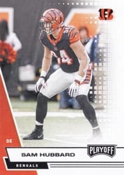 2020 Panini Playoff Base Set Sam Hubbard #35 card