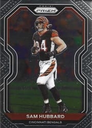 2020 Panini Prizm Base Set Sam Hubbard #52 card