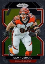 2021 Panini Prizm Base Set Sam Hubbard #277 card