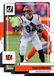 2022 Donruss Base Set Sam Hubbard #201 card