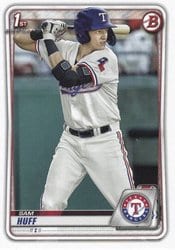 2020 Bowman Prospects Sam Huff #BP-33 card