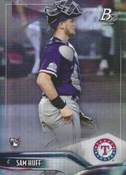 2021 Bowman Platinum Base Set Sam Huff #75 card