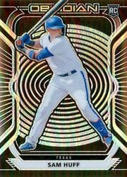 2021 Panini Chronicles Obsidian Sam Huff #16 card
