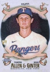 2021 Topps Allen & Ginter Chrome Base Set Sam Huff #71 card