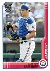 2021 Topps Big League Base Set Sam Huff #188 card